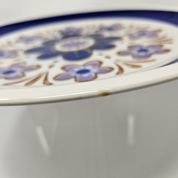 Mikasa Nightfall Chop Plate 12" Cera Stone D1551 Vintage Round Platter (flaw) - Picture 6 of 8